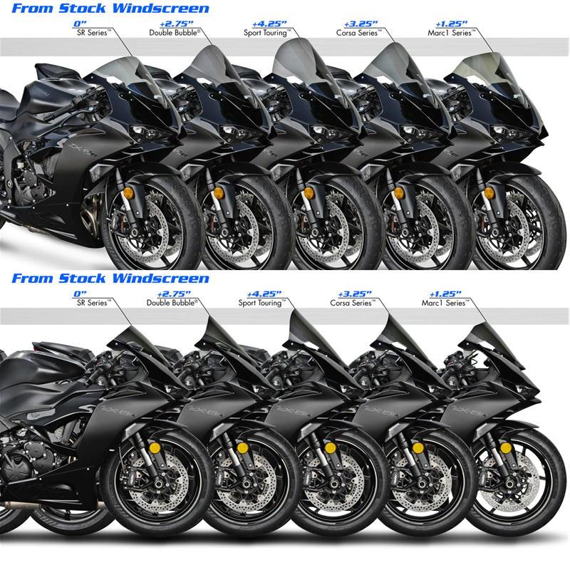 ZERO GRAVITY（ゼログラビティ） スクリーン コルサ クリア ZX-6R '24