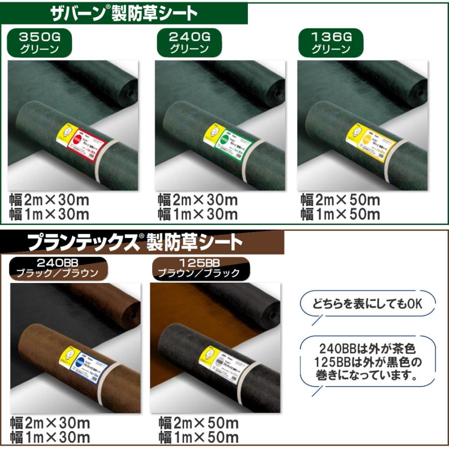 DuPont（デュポン） 防草シート ザバーン 緑 XA-240G1.0 幅1m×30m 1本