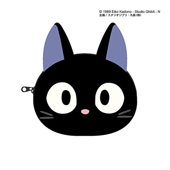 丸眞 魔女の宅急便 フェイスポケットポーチ ジジポケット柄 [No