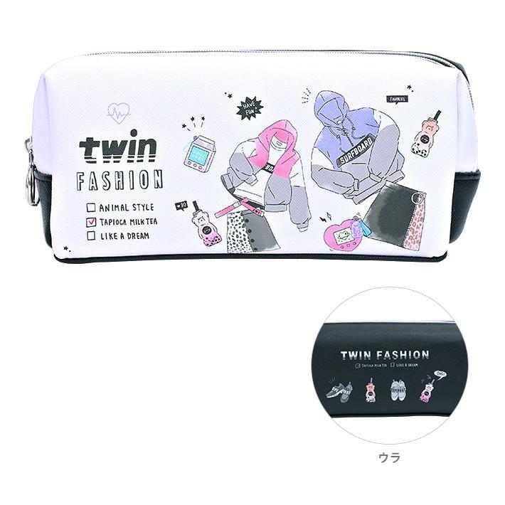 CRUX（クラックス） ツインファスナーペンケース TWIN FASHION柄 06249