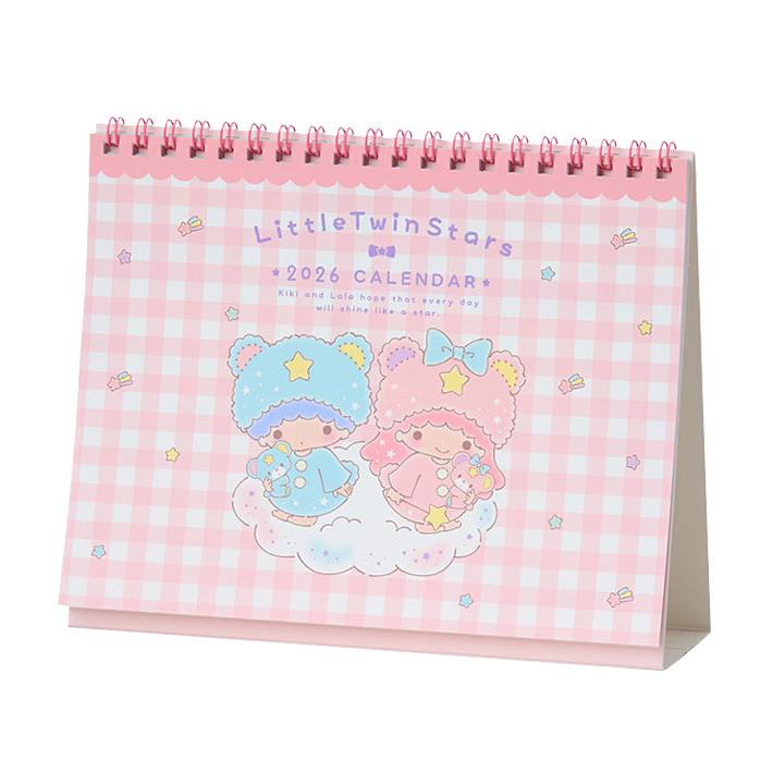 sanrio（サンリオ） リトルツインスターズ 2026年 卓上カレンダー