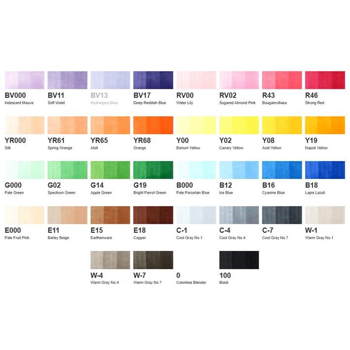 コピックスケッチ コピックスケッチ ベーシック36色セット 12502083