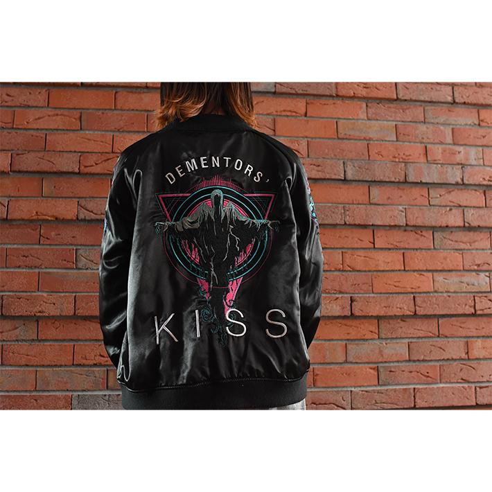 丸眞 ハリーポッター スカジャンF ディメンターズキス柄 [No