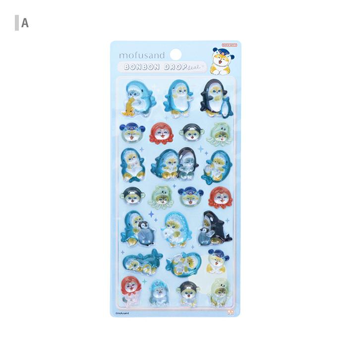 mofusand ボンボンドロップシール 2柄 [M便 1/6] : シブヤ文具 - 通販