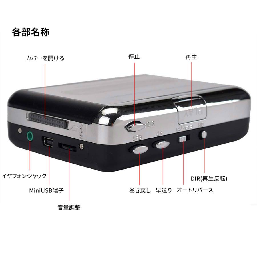 カセットテープのデジタル化 MP3変換プレーヤー スーパーUSBカセット