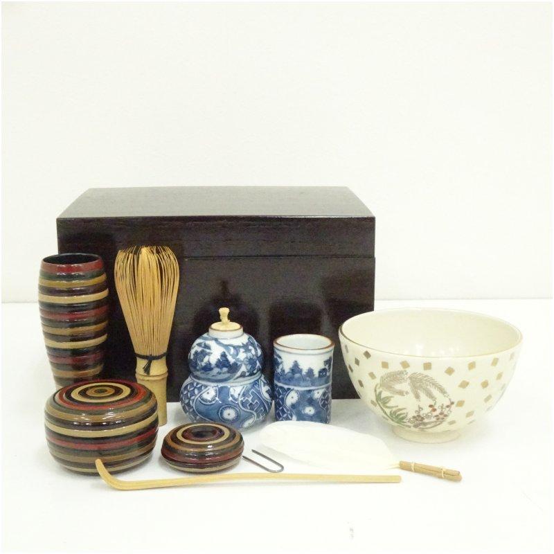 漆塗茶箱セット : 茶道具と掛軸のショップつなぐ - 通販 - Yahoo