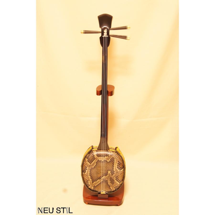 三線 真壁型 沖縄本島黒木 古三線 ヴィンテージ三線 昭和初期 中太