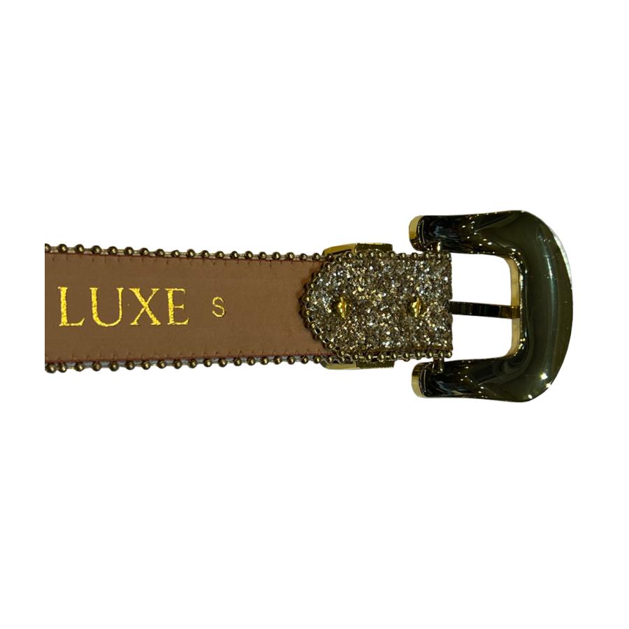 LUXE BELT CRYSTAL Luxury Gold 金 ゴールド ラインストーン キラキラ
