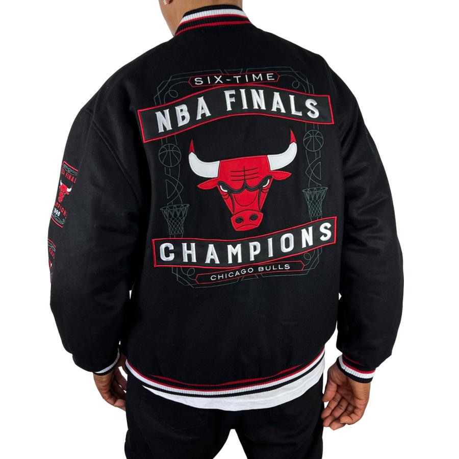 jhDesign BULLS Reversible ジャケット シカゴ ブルズ ファイナルズ