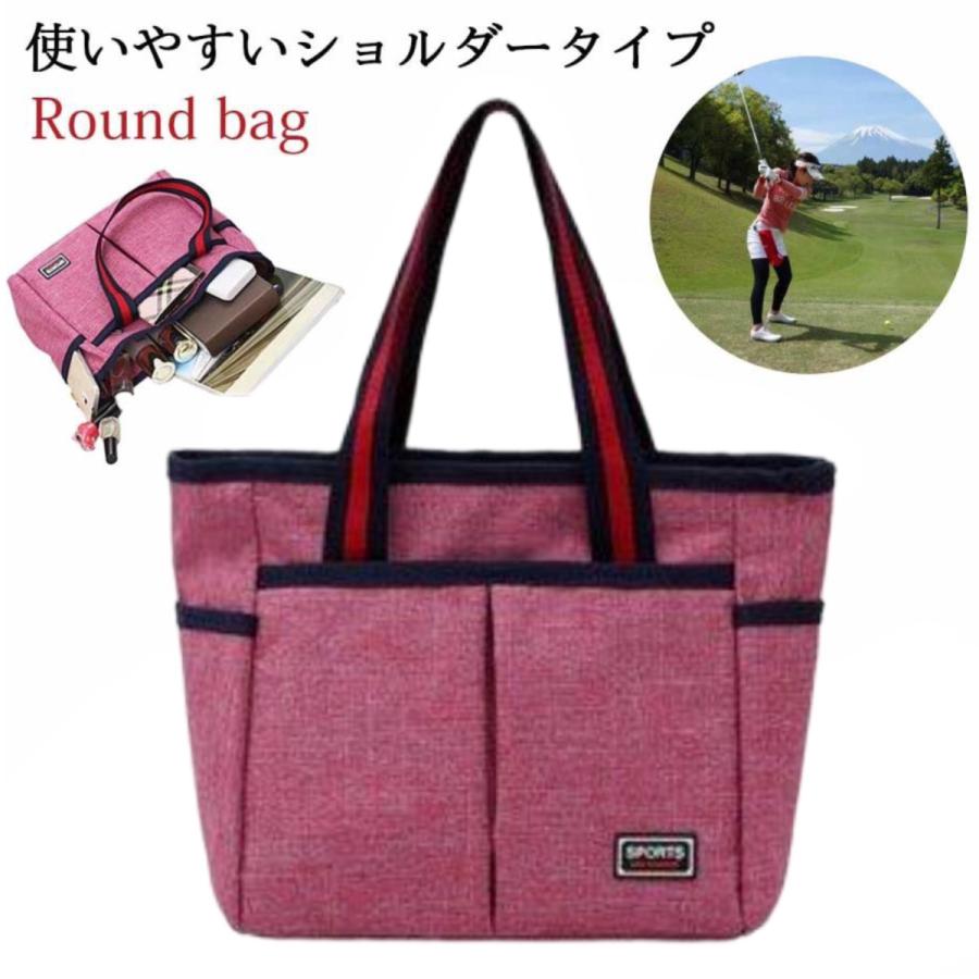 ラウンドバッグ ゴルフ 2way カートバッグ メンズ レディース 小さめ