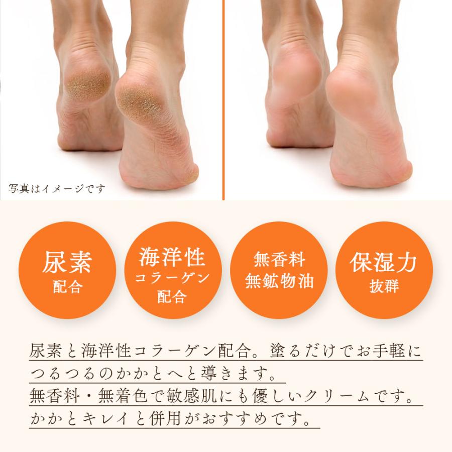 かかとクリーム 2個セット アズマ商事 かかとつるつるクリーム 踵 角質