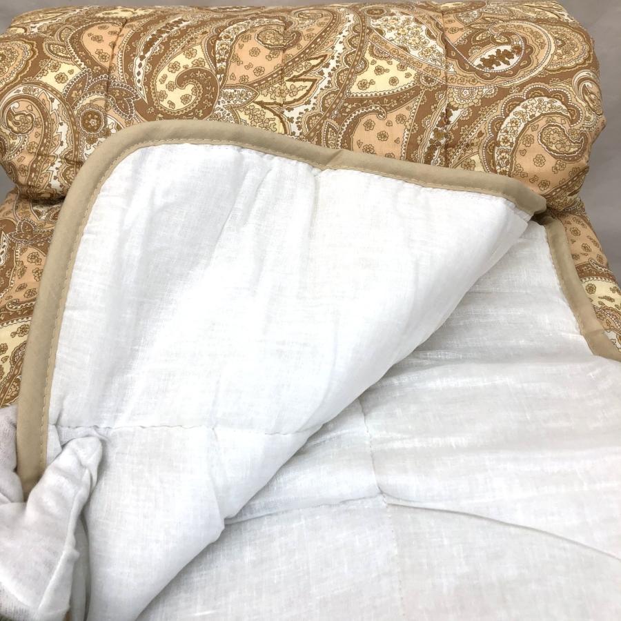 極美品 CELINE セリーヌ 肌掛けふとん 合織掛け布団 シングル 140