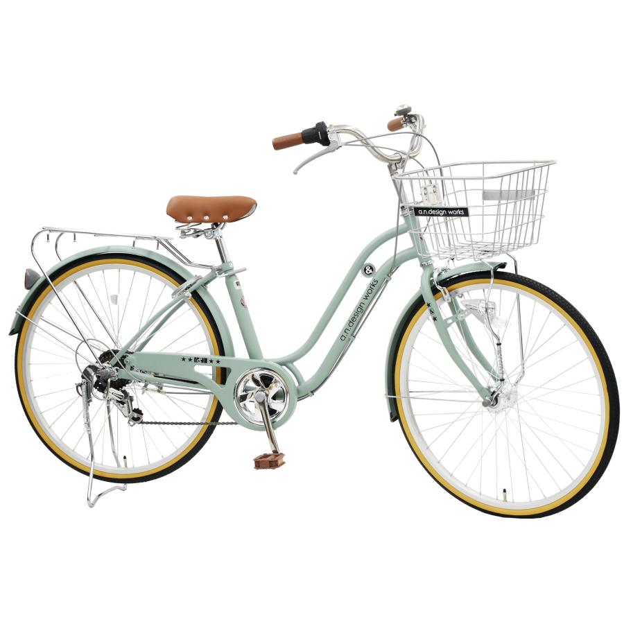 a.n.design-works 訳あり大特価 完全組立ヤクシン 自転車 26インチ
