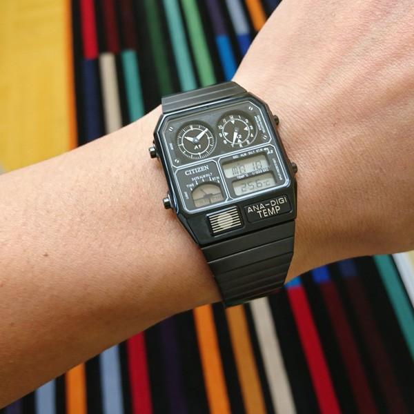 RECORD LABEL シチズン アナデジテンプ 復刻 腕時計 JG2105-93E : neel
