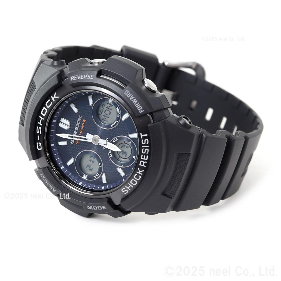 G-SHOCK Gショック 電波ソーラー 腕時計 メンズ 黒 ブラック AWG