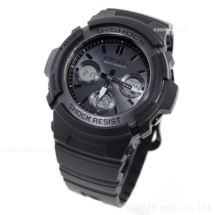 G-SHOCK Gショック 電波ソーラー 腕時計 メンズ 黒 ブラック AWG