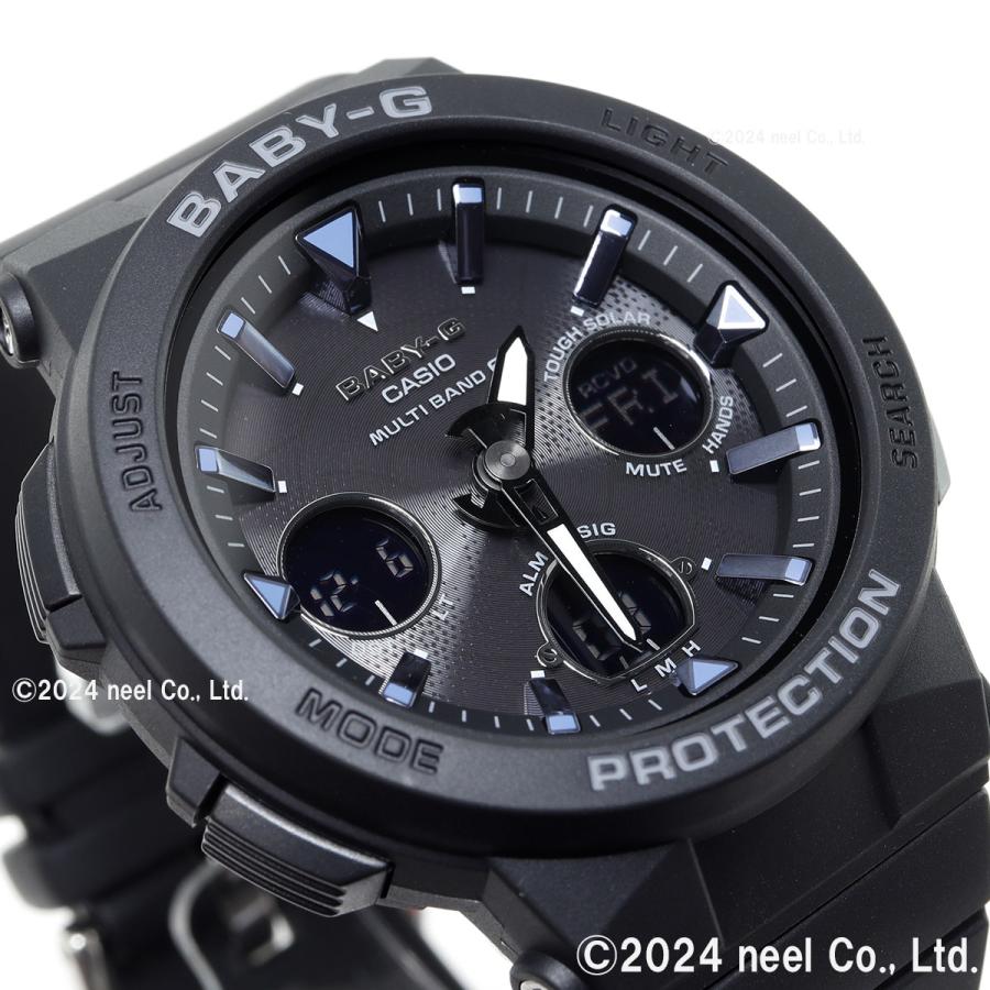 BABY-G ベビーG 時計 レディース 電波ソーラー ブラック カシオ babyg
