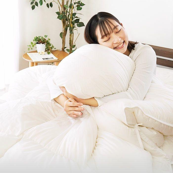 伊藤清商店 2枚合わせ 羽毛布団 キング グース93% オールシーズン 日本