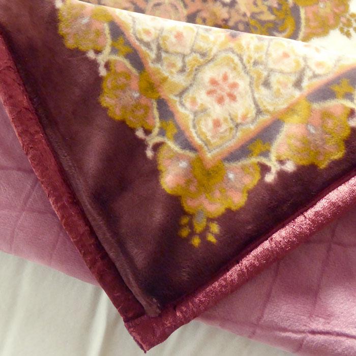 日本製 毛布 あったか アクリル重ね合せ毛布 シングル 140×200cm