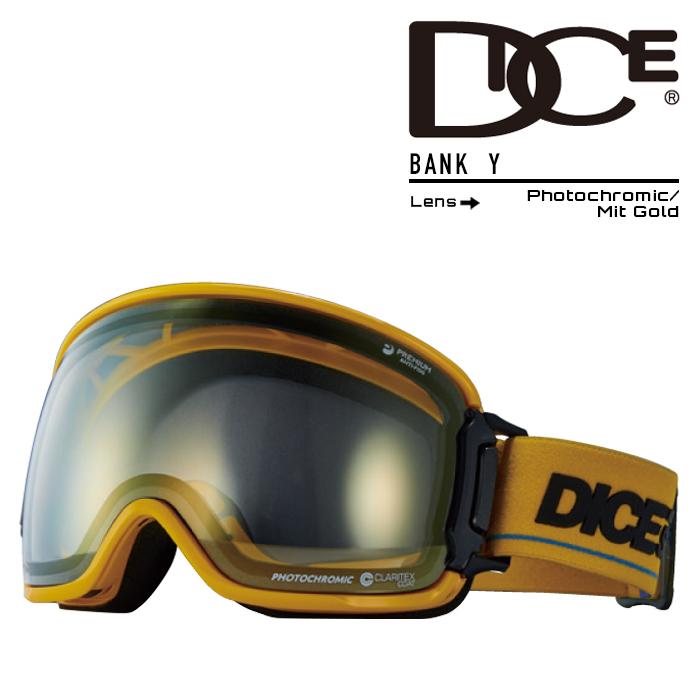 DICE（ダイス） [日本正規品]スノーボード ゴーグル バンク 2024 DICE