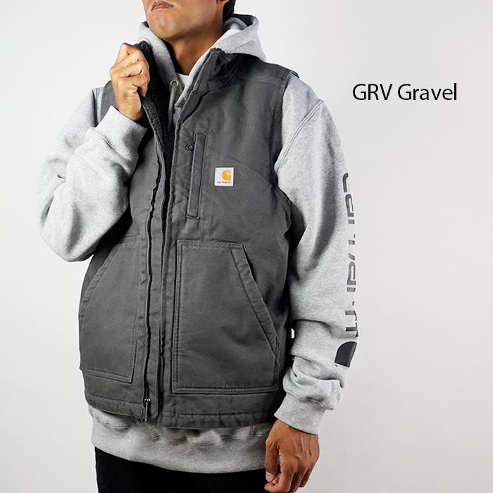 Carhartt（カーハート） ワークベスト CARHARTT LOOSE FIT WASHED DUCK