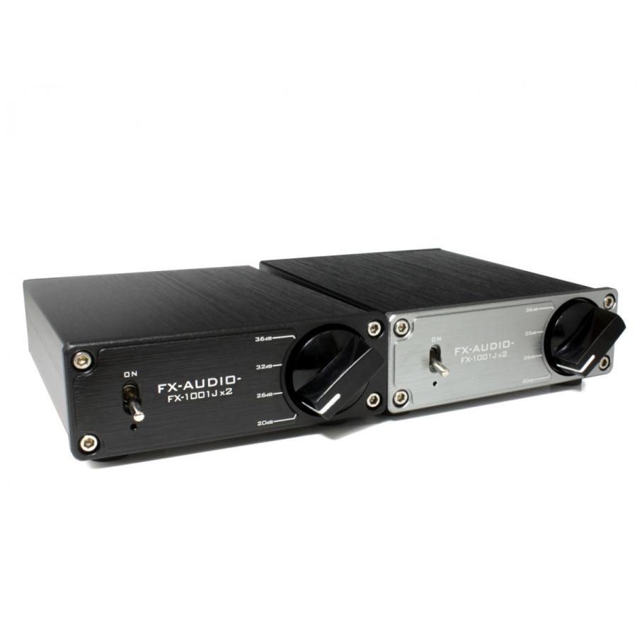 FX AUDIO FX-AUDIO- FX-1001Jx2[ブラック] TPA3116 デジタルアンプIC