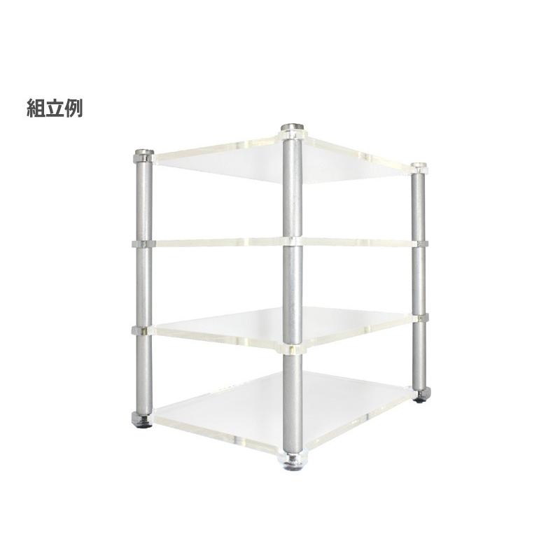 アクリル製 [ぷち]オーディオラック[W:129.5×D:180mm 4.8mm厚]用 1段