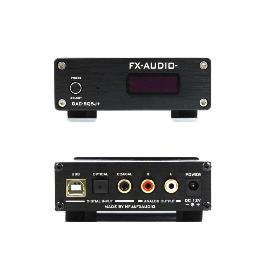 FX AUDIO FX-AUDIO- DAC-SQ5J+[ブラック] Burr-Brown PCM1794A搭載