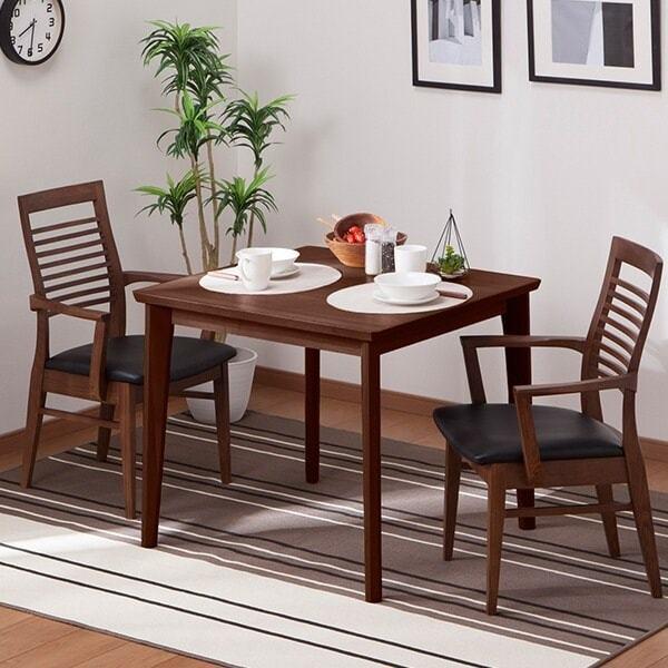 ニトリ（NITORI） ダイニングチェア(ロレイン2肘付き MBR) 食卓椅子