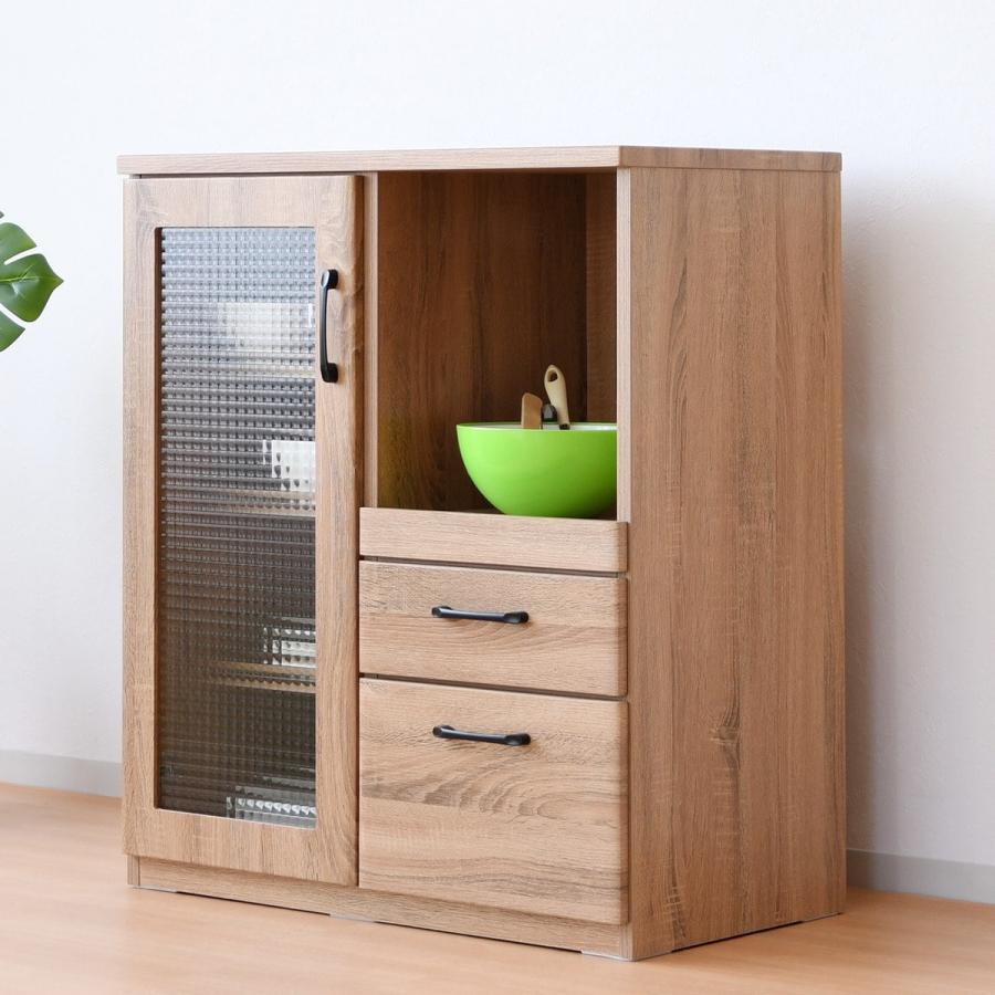 ニトリ（NITORI） 食器と家電がまとめて入るカウンター 幅80cm