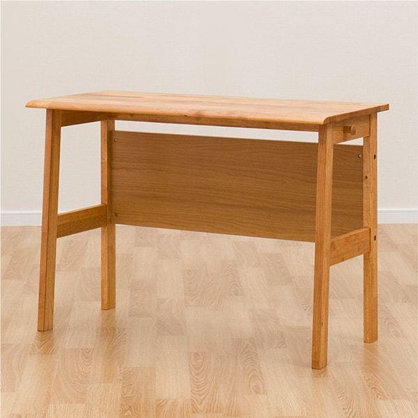 ニトリ（NITORI） 幅100cm スリムデスク(アルナス LBR) パソコンデスク