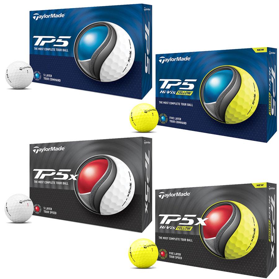 TP5 テーラーメイド ゴルフボール TP5／TP5x ボール 2024年新製品 1