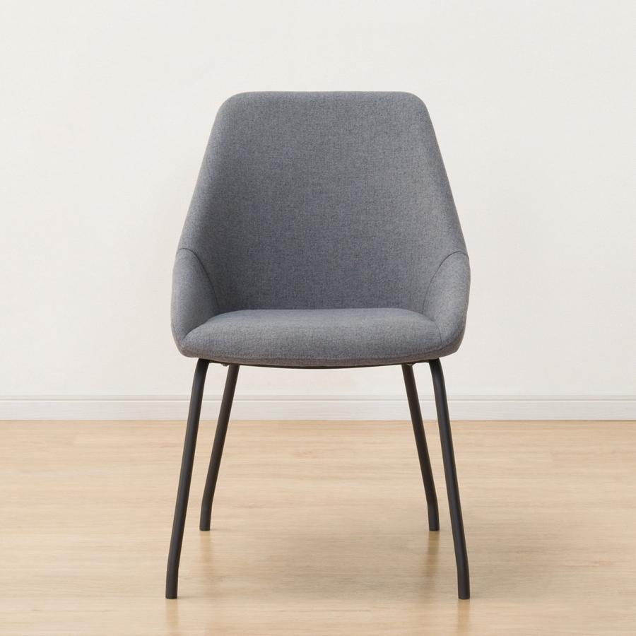 ニトリ（NITORI） ダイニングチェア(TS305 DGY) 食卓椅子 肘付き