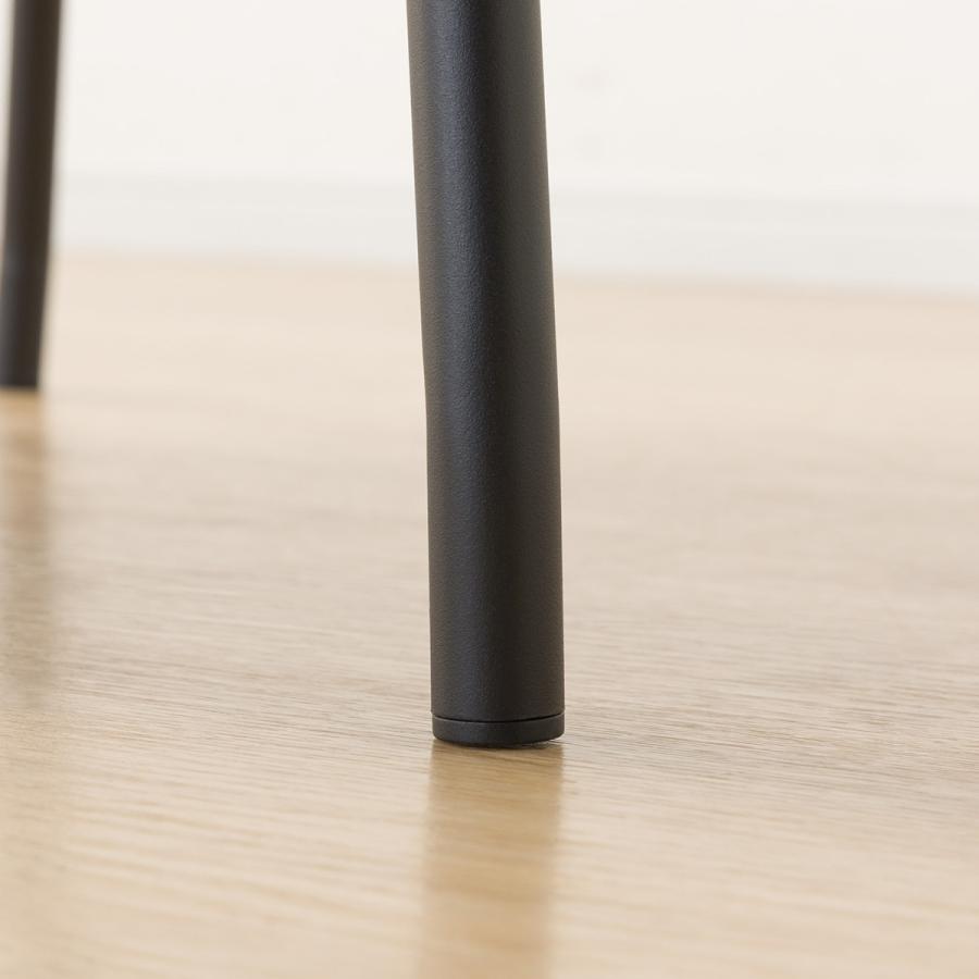 ニトリ（NITORI） ダイニングチェア(TS305 DGY) 食卓椅子 肘付き