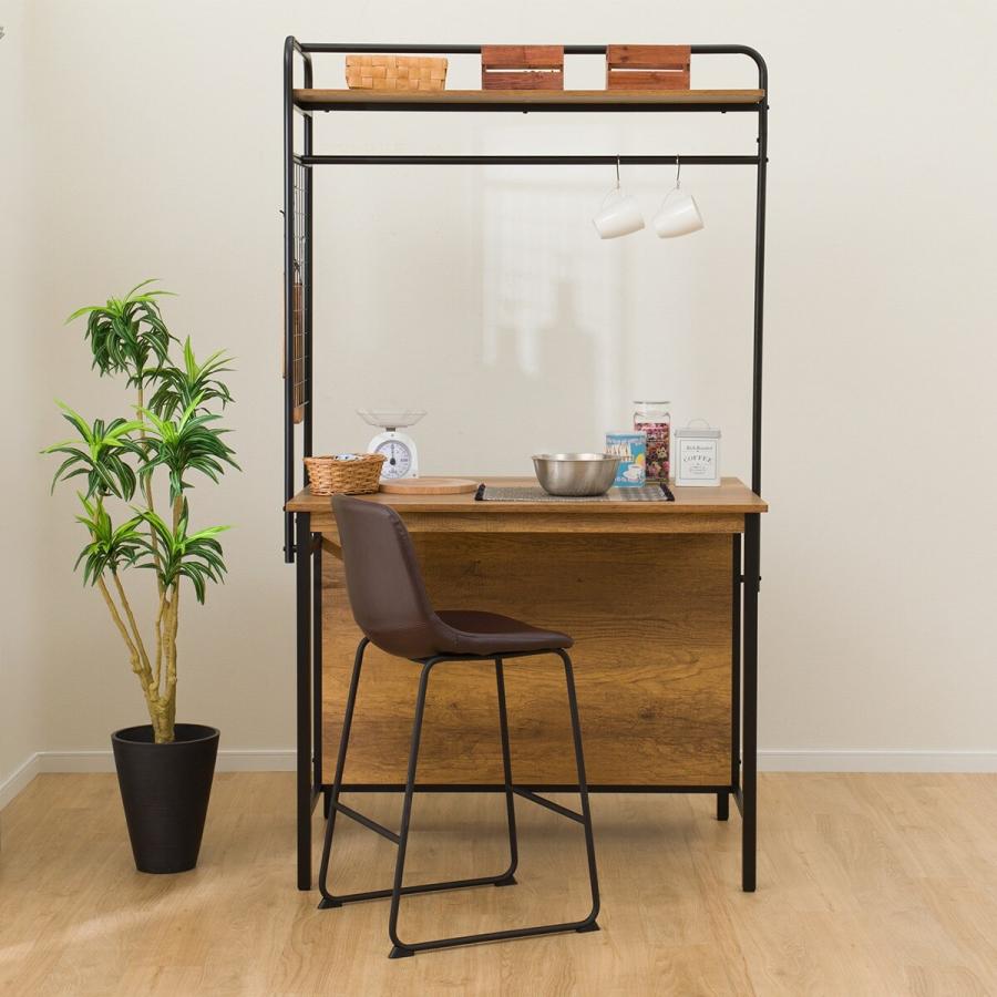 ニトリ（NITORI） カウンターテーブル(SC105ハンガー付き MBR