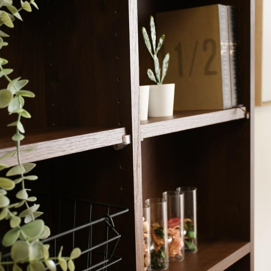 ニトリ（NITORI） 圧迫感のないスリムラック （幅80×高さ180cm MBR