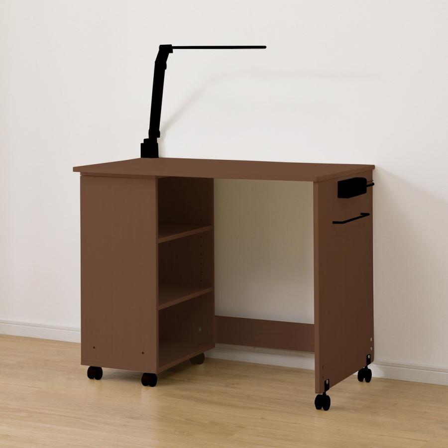 ニトリ（NITORI） デスク(デニッシュBD23AV ブラック色ライト+