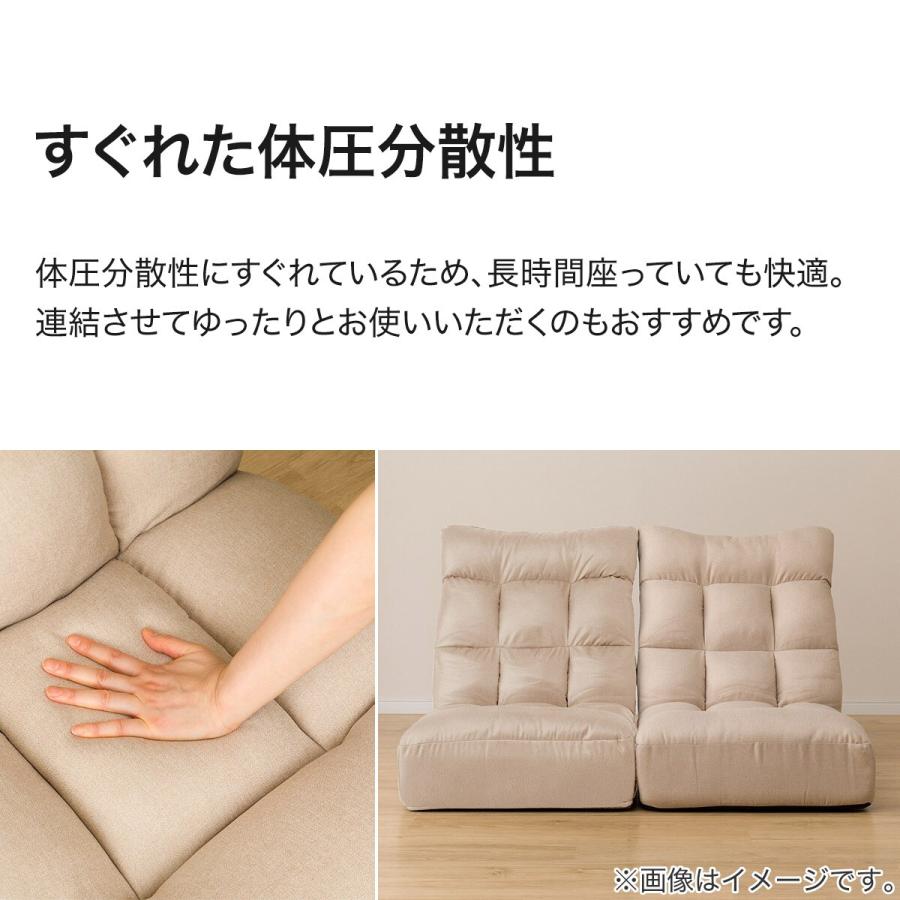 ニトリ（NITORI） つながるハイバックポケットコイル座椅子 2個セット