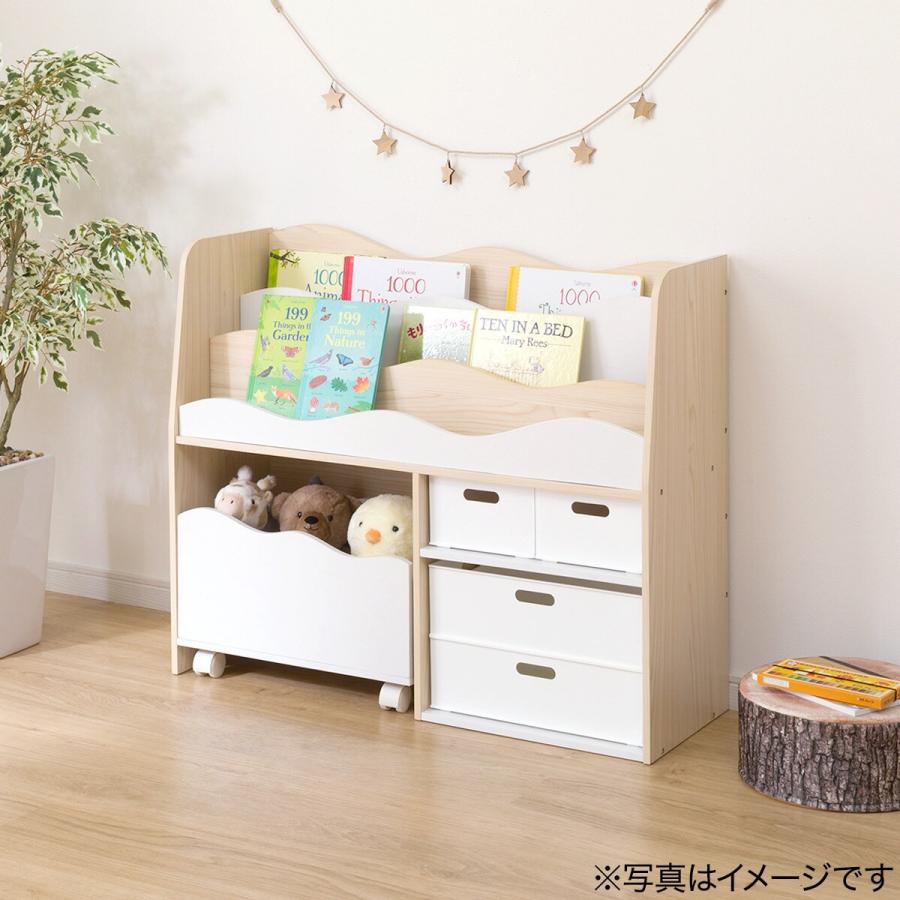 ニトリ（NITORI） キッズ収納ラック(ミア3 M ナチュラル) : ニトリ