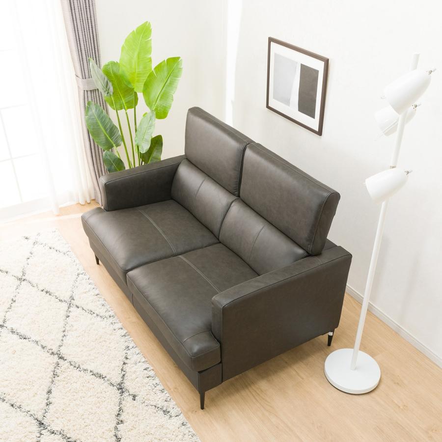 ニトリ（NITORI） ソファー ソファ 2人掛けソファ(サザーラC2 DGY