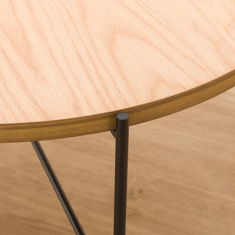 ニトリ（NITORI） 大：幅73・小：幅53cm 円形テーブルセット