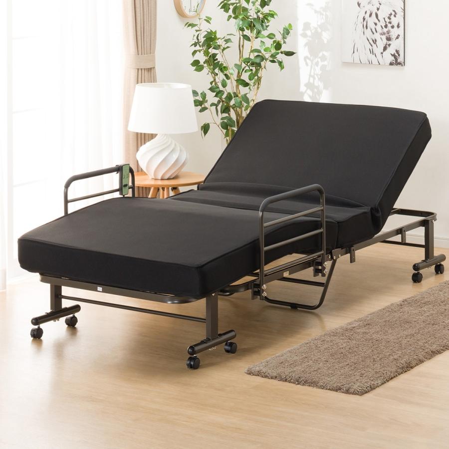 ニトリ（NITORI） ベッド シングル 電動折りたたみベッド(セレサ3本体+