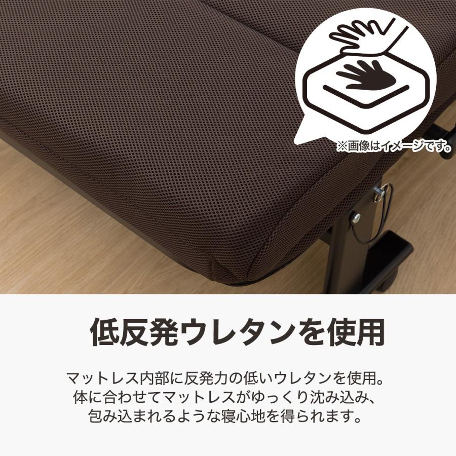 リクライニングベッド(OLBN2 BR)シングルより少しコンパクト ニトリ