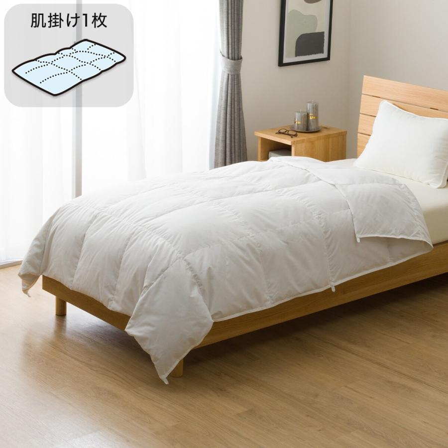ニトリ（NITORI） 2枚合わせ羽毛掛ふとん シングル(NTR-2 K2520 S