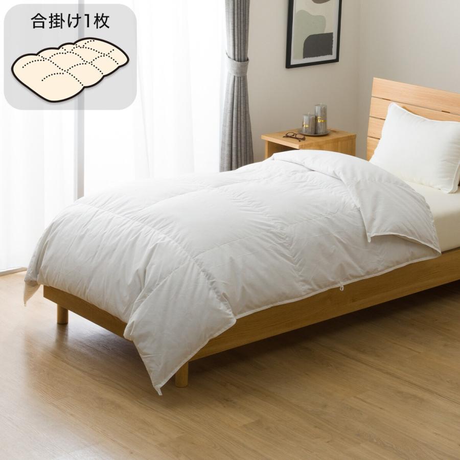 ニトリ（NITORI） 2枚合わせ羽毛掛ふとん クイーン(NTR-2 K2520 Q