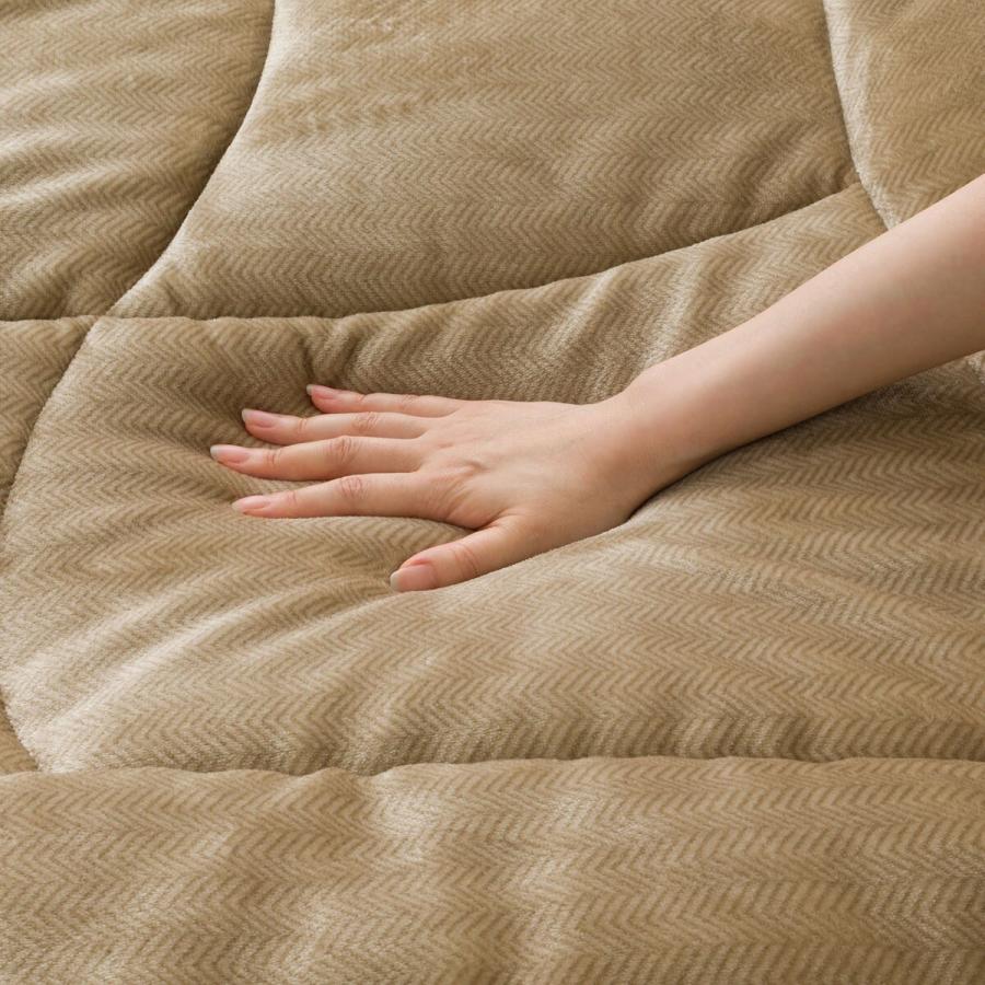 ニトリ（NITORI） カバーのいらない両面掛ふとん セミダブル(Nウォーム