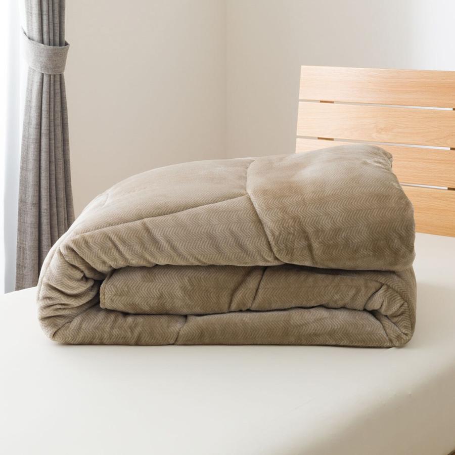 ニトリ（NITORI） カバーのいらない両面掛ふとん セミダブル(Nウォーム