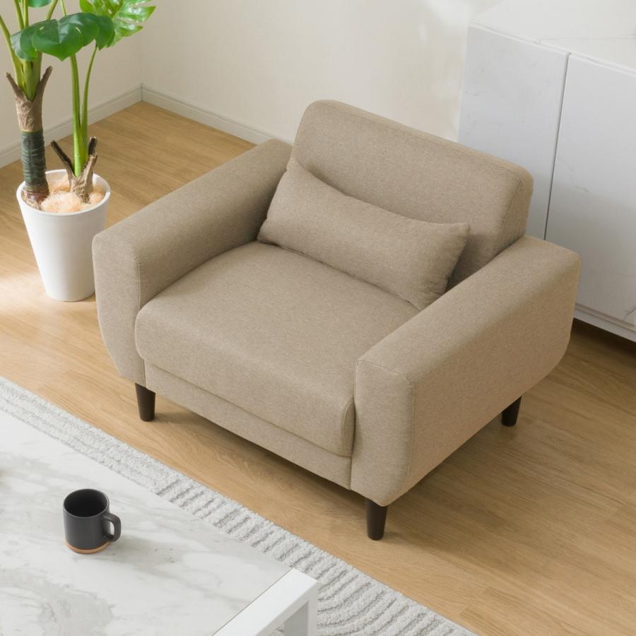 ニトリ（NITORI） ソファー ソファ 1人掛け 布張りソファ (CX01 BE