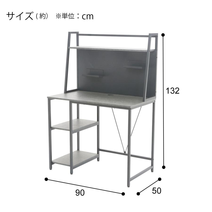 ニトリ（NITORI） 省スペースデスク(OM003 DGY) : ニトリ Yahoo!店