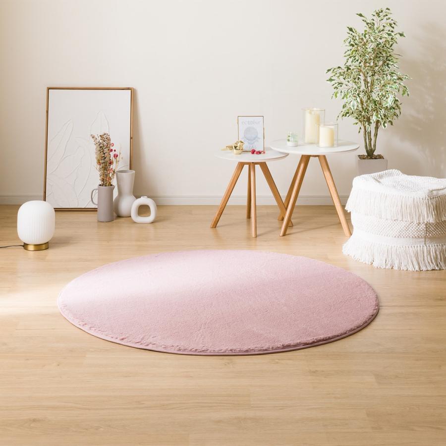 ニトリ（NITORI） ふんわり、なめらか上質な肌ざわりのラグ(ウサギラグ